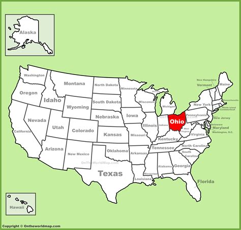 where is ohio located.